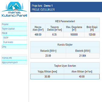 marnas hydroelectric power plants properties